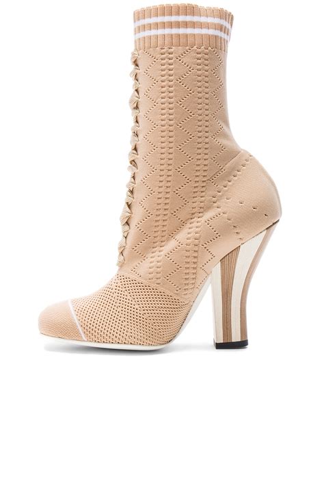 fendi ankle boots beige|fendi boots 2021.